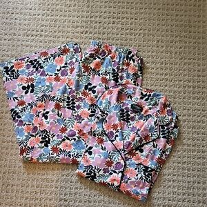 Kate Spade Pink and Purple Floral Pajamas